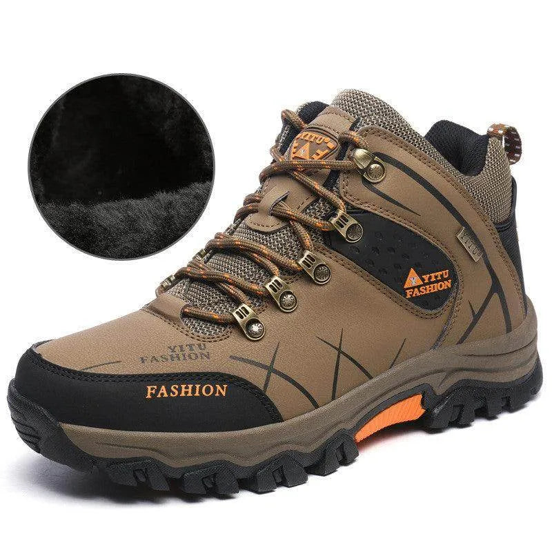 Men's High-Top Hiking Shoes, Cross-Country Running Shoes, Outdoor Extra-Large Size Hiking Shoes - Anam Online