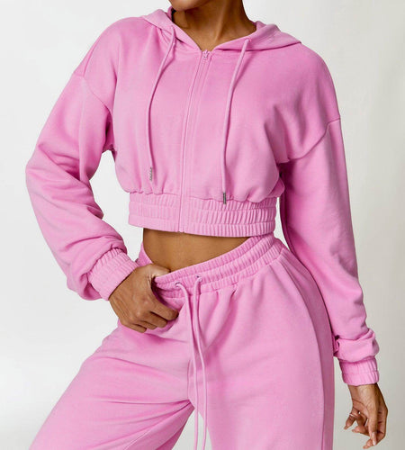 Warm And Loose Long Sleeve Sweater Coat Zipper - Anam Online