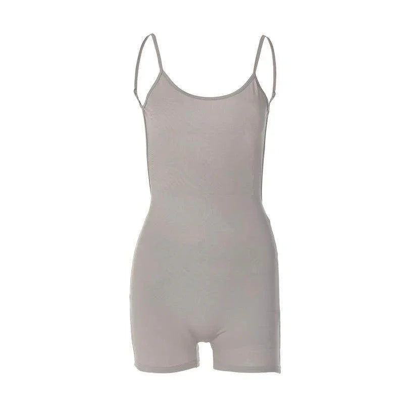 Skinny Hip Raise Sports Street Jumpsuit - Anam Online