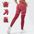 Leopard Print Fitness Pants For Women High Waist Butt Lifting Seamless Leggings Elastic Running Sport Training Yoga Pants Gym Outfits Clothing - Anam Online