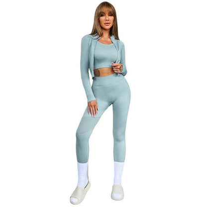 New Solid Color Sleeveless Sports Suit Women - Anam Online