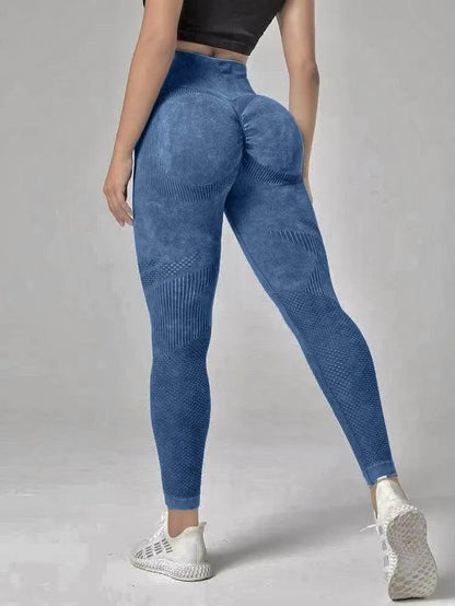 Hollow Design Seamless Leggings High Waist Hip Lifting Running Sports Fitness Yoga Pants Fashion Women Clothing - Anam Online