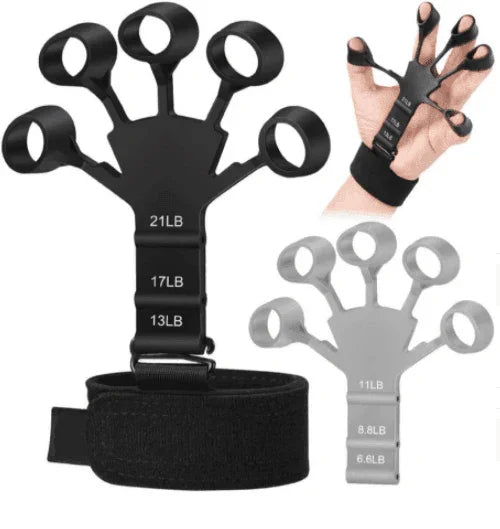 Silicone Grip Device Stretcher Finger Gripper Strength Trainer Strengthen Rehabilitation Training - Anam Online