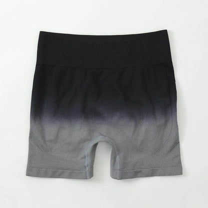 Striped Yoga Shorts High Waist Hip-lifting Tight Pants For Women Running Fitness Sports Leggings - Anam Online