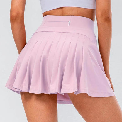 High Quality Tennis Skirt With Zipped Pocket Women Pleated Sports Skirt - Anam Online