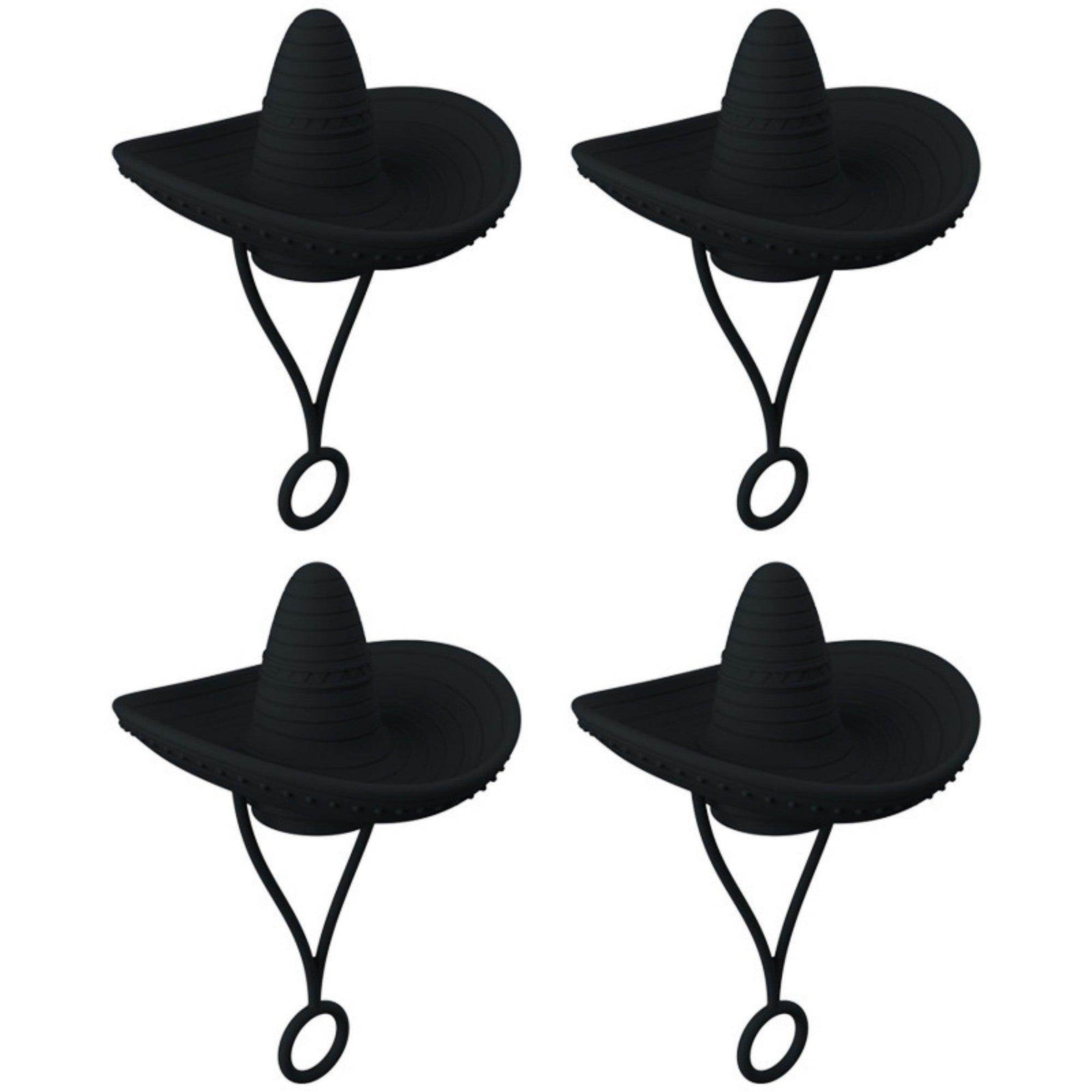 Straw Covers Cap Novelty Sturdy Straw Toppers Reusable Cowboy Hat Shaped - Anam Online