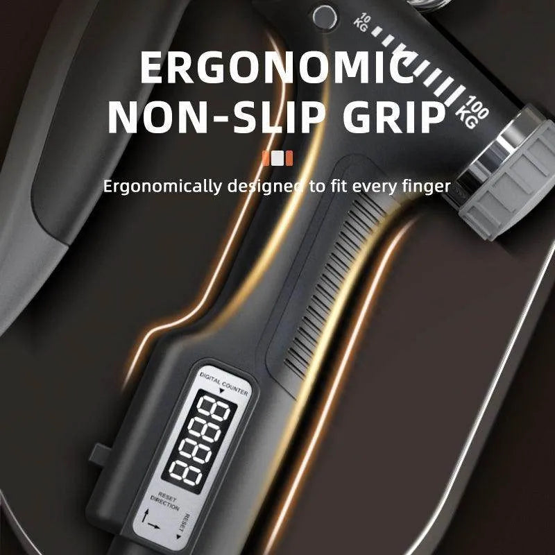 Smart Counting Grip 10-100KG Grip Free Adjustment Professional Hand Training Arm Muscle Training Fitness Equipment Fitness Tools Gym - Anam Online