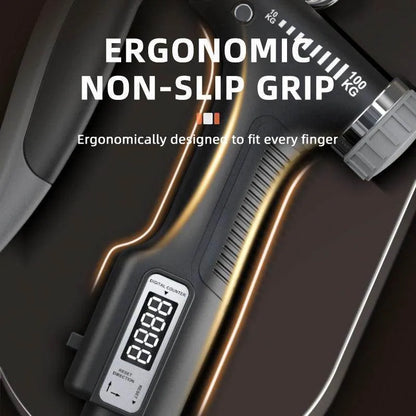 Smart Counting Grip 10-100KG Grip Free Adjustment Professional Hand Training Arm Muscle Training Fitness Equipment Fitness Tools Gym - Anam Online