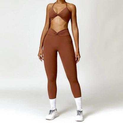 Fashion Camisole Yoga Suit Women Quick-drying Beauty Back Fitness Sports Clothes - Anam Online