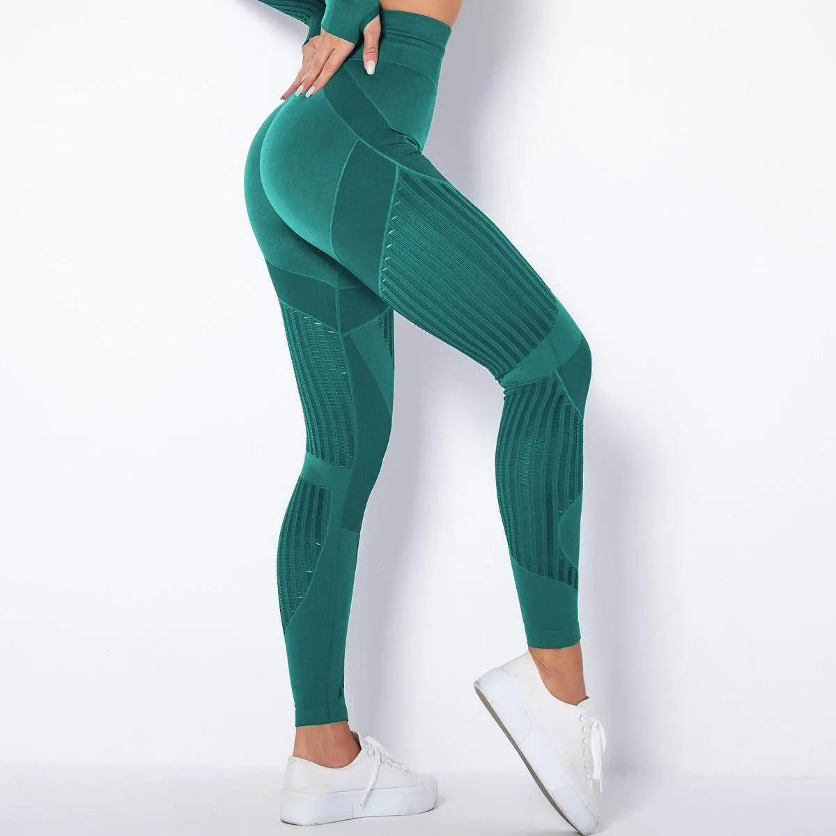 Hip-lifting Elastic Tight-fitting Bottoming Shaping Sweatpants Seamless Yoga Pants - Anam Online