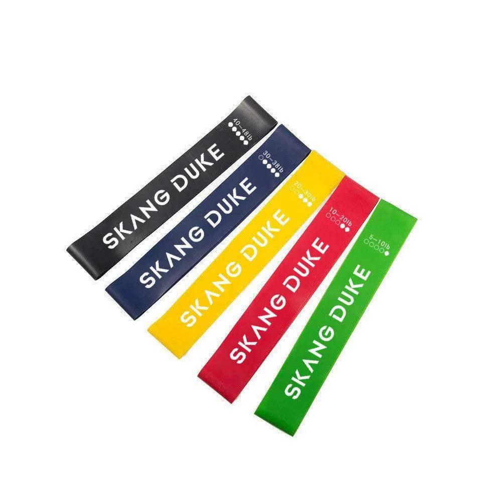 5 Level Resistance Rubber Bands Yoga Training Elastic Bands - Anam Online
