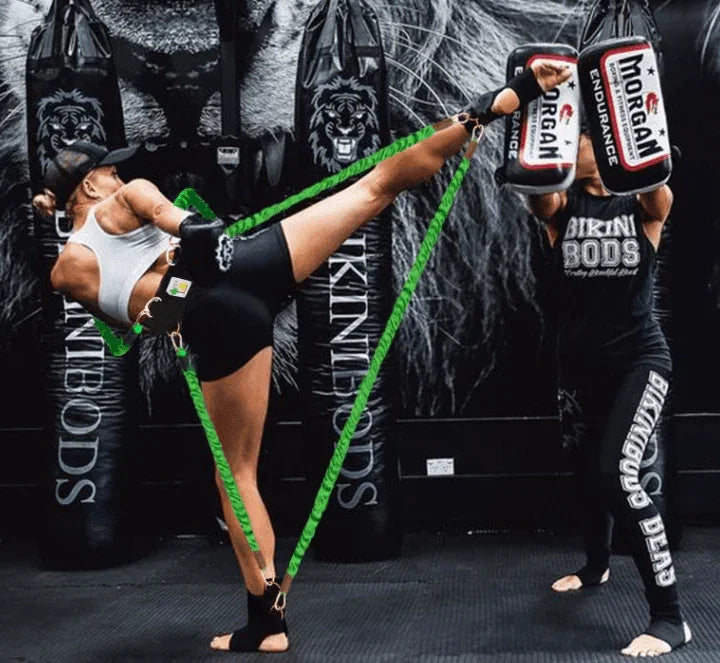 Resistance Elastic Boxing Gloves Crossfit Training Belt Leg Strength and Agility Training Strap for Football Basketball Taekwondo - Anam Online