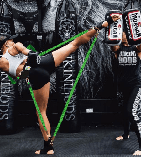 Resistance Elastic Boxing Gloves Crossfit Training Belt Leg Strength and Agility Training Strap for Football Basketball Taekwondo - Anam Online