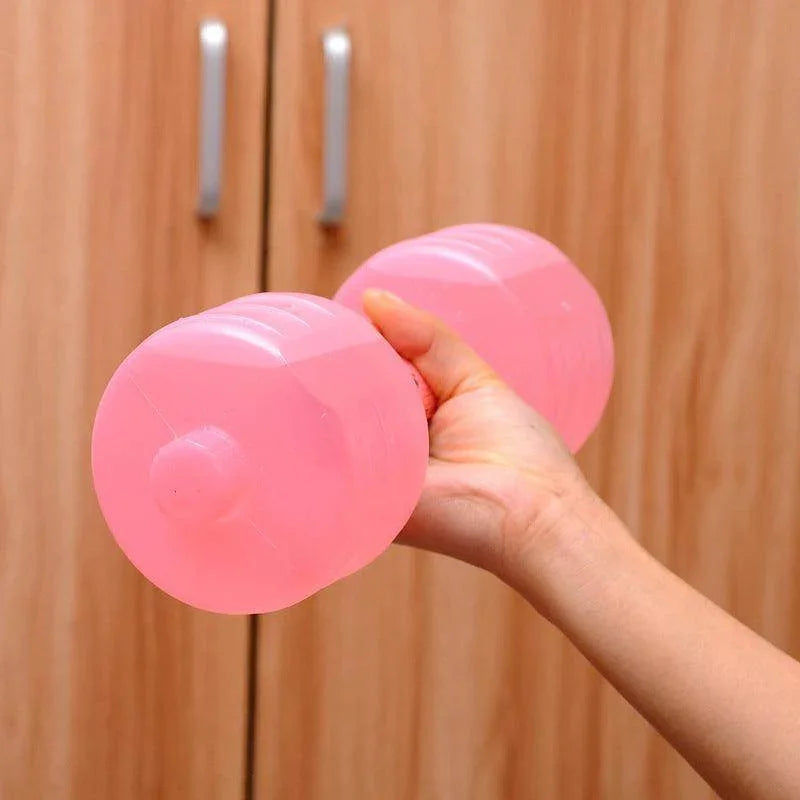 Body Building Water Dumbbell Weight Dumbbells Slimming Fitness Gym Equipment Yoga for Training Sport Plastic Bottle Exercise - Anam Online