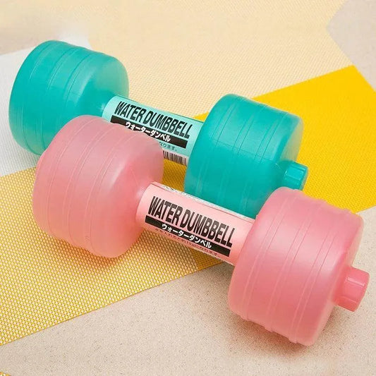 Body Building Water Dumbbell Weight Dumbbells Slimming Fitness Gym Equipment Yoga for Training Sport Plastic Bottle Exercise - Anam Online