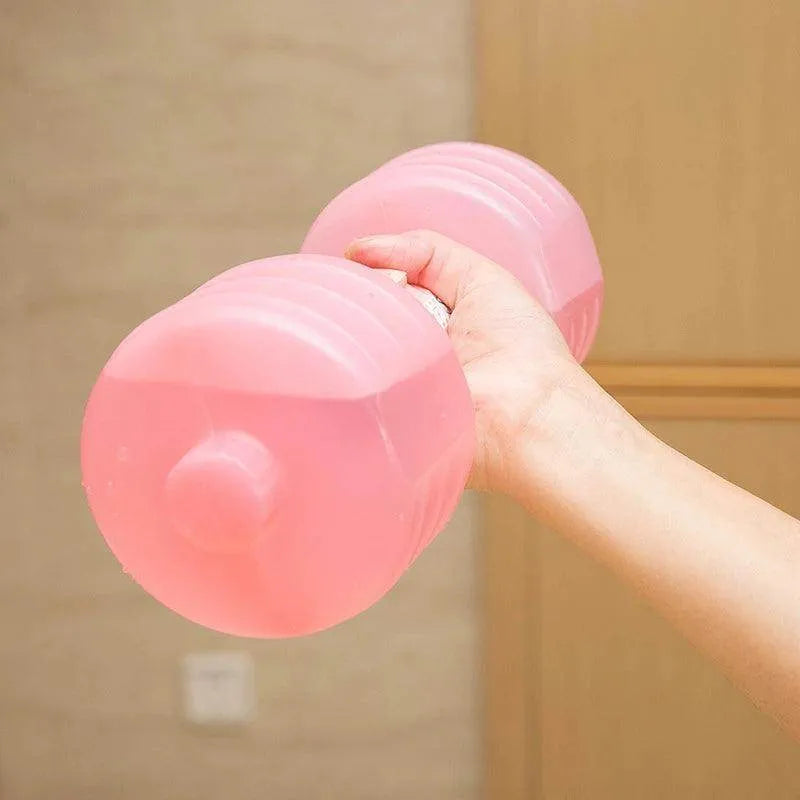 Body Building Water Dumbbell Weight Dumbbells Slimming Fitness Gym Equipment Yoga for Training Sport Plastic Bottle Exercise - Anam Online