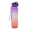 1L Tritan Water Bottle With Time Marker Bounce Cover Motivational Water Bottle Cycling Leakproof Cup For Sports Fitness Bottles - Anam Online