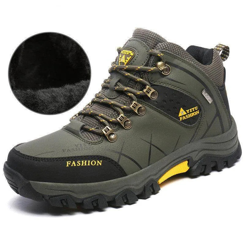 Men's High-Top Hiking Shoes, Cross-Country Running Shoes, Outdoor Extra-Large Size Hiking Shoes - Anam Online