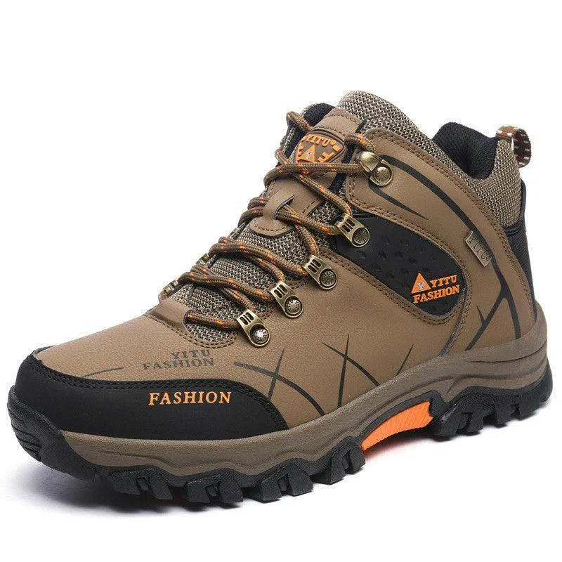 Men's High-Top Hiking Shoes, Cross-Country Running Shoes, Outdoor Extra-Large Size Hiking Shoes - Anam Online