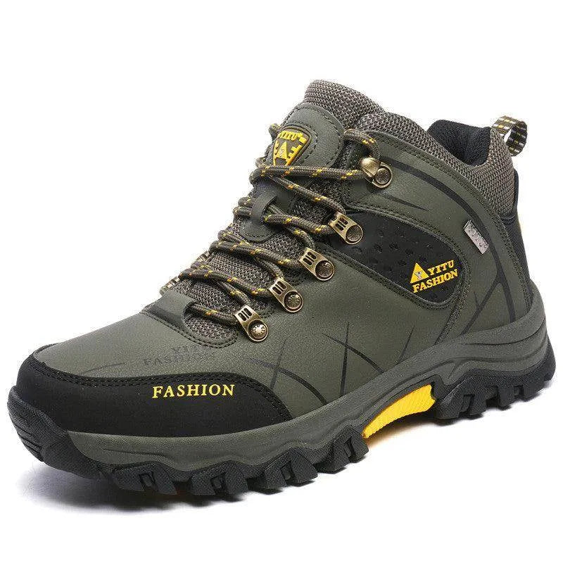 Men's High-Top Hiking Shoes, Cross-Country Running Shoes, Outdoor Extra-Large Size Hiking Shoes - Anam Online