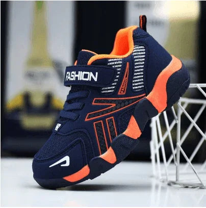 Sport Kids Sneakers Boys Casual Shoes For Children Sneakers Girls Shoes Leather Anti-Slippery Fashion Tenis Infantil Menino Mesh - Anam Online