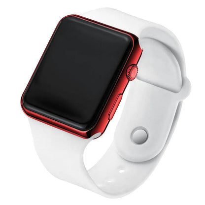 Square Electroplated LED Digital Watch - Anam Online
