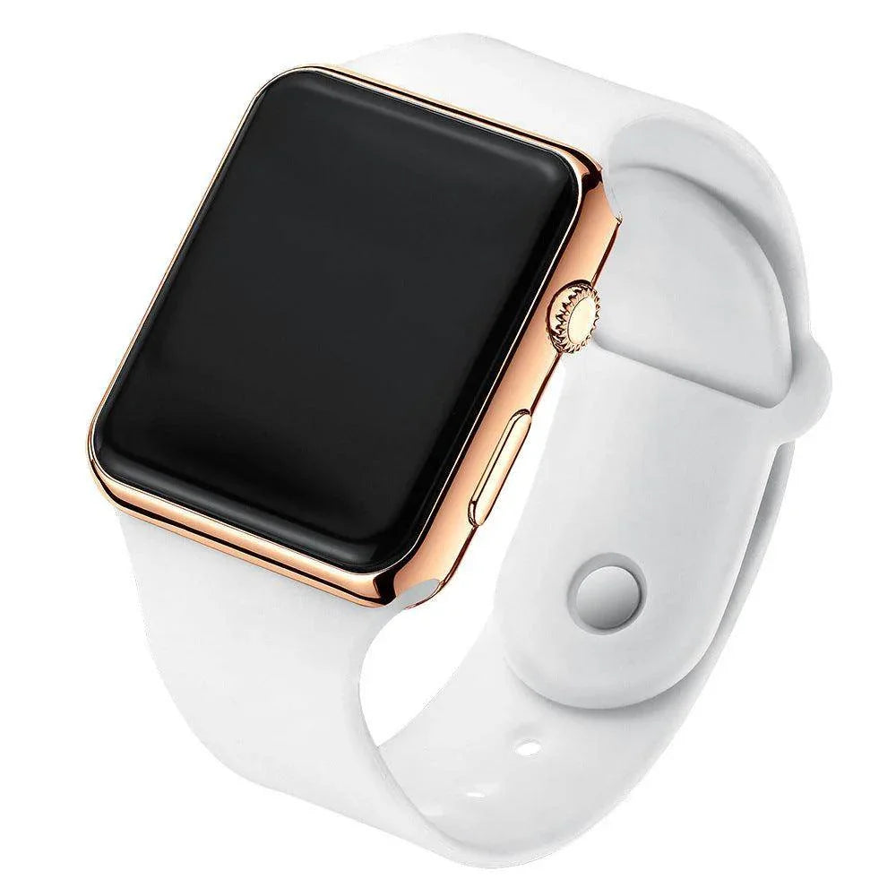 Square Electroplated LED Digital Watch - Anam Online