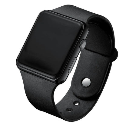 Square Electroplated LED Digital Watch - Anam Online
