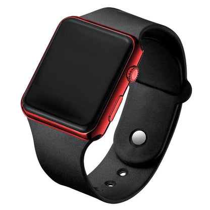 Square Electroplated LED Digital Watch - Anam Online