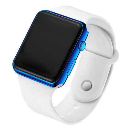 Square Electroplated LED Digital Watch - Anam Online