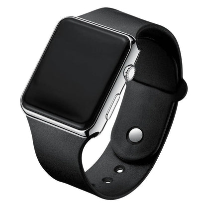 Square Electroplated LED Digital Watch - Anam Online