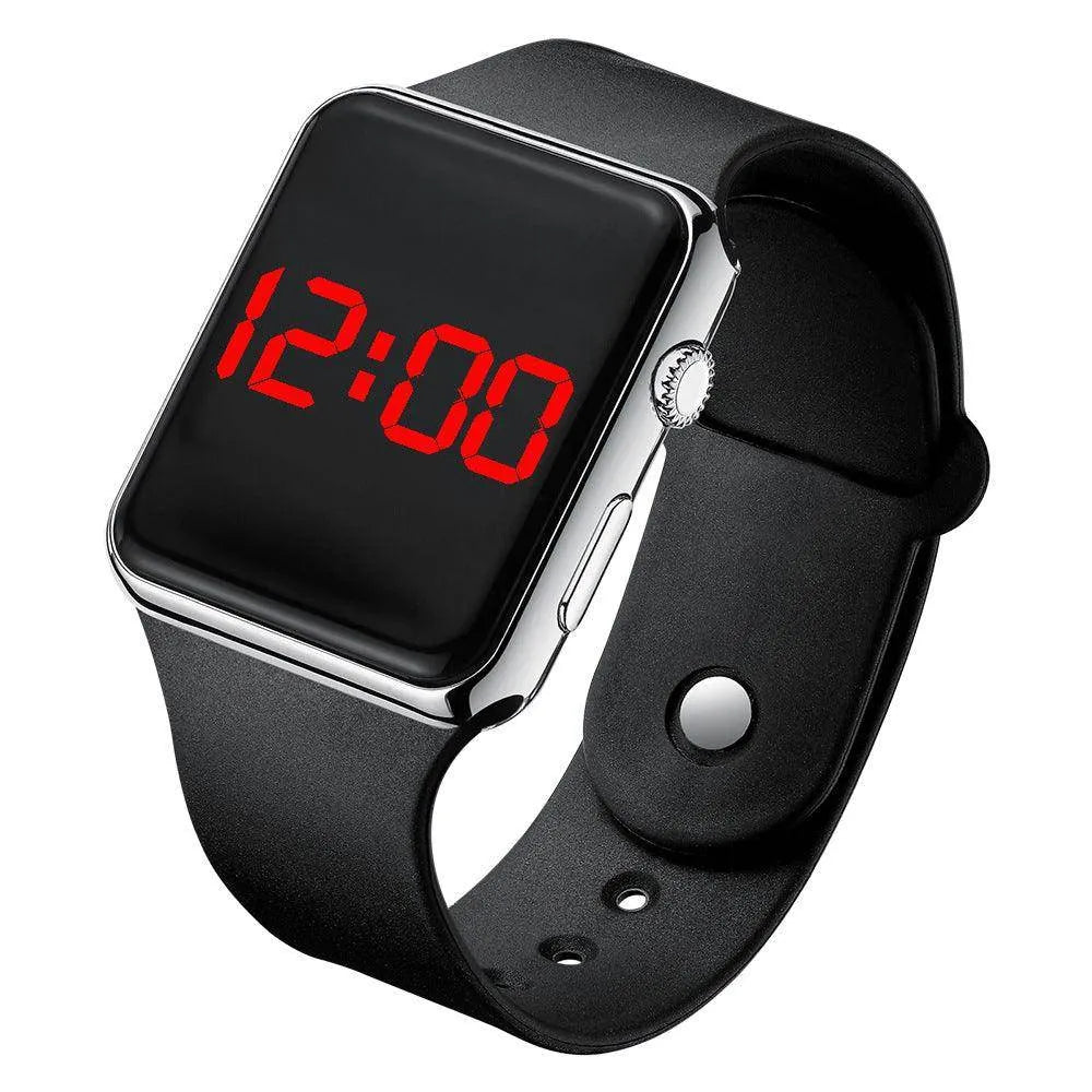 Square Electroplated LED Digital Watch - Anam Online