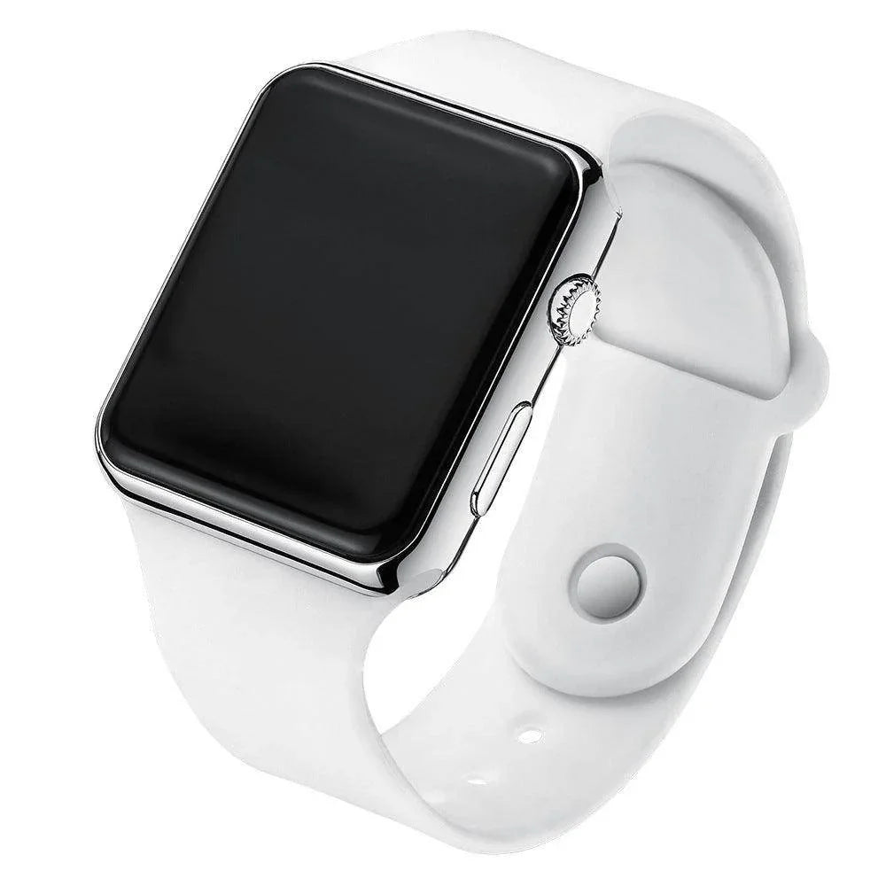 Square Electroplated LED Digital Watch - Anam Online