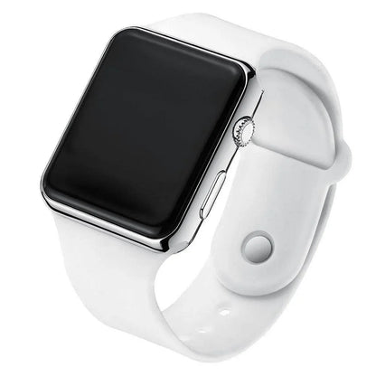 Square Electroplated LED Digital Watch - Anam Online