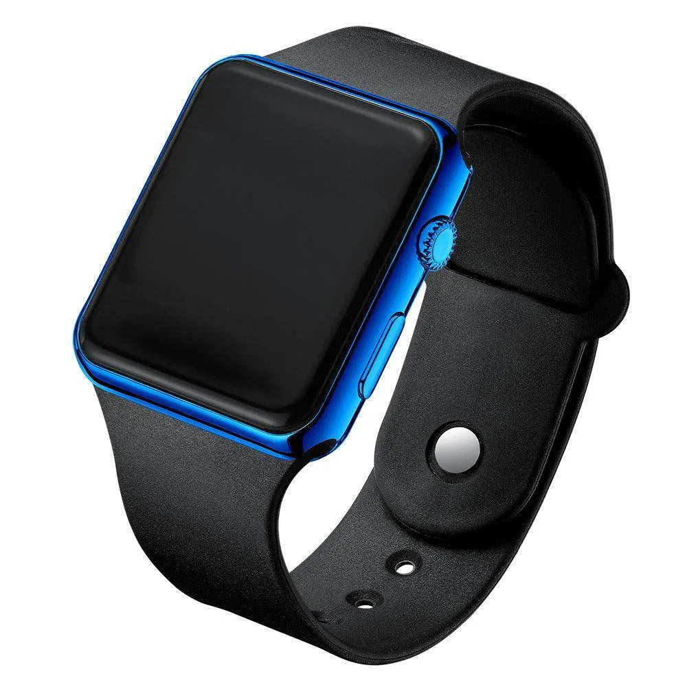 Square Electroplated LED Digital Watch - Anam Online