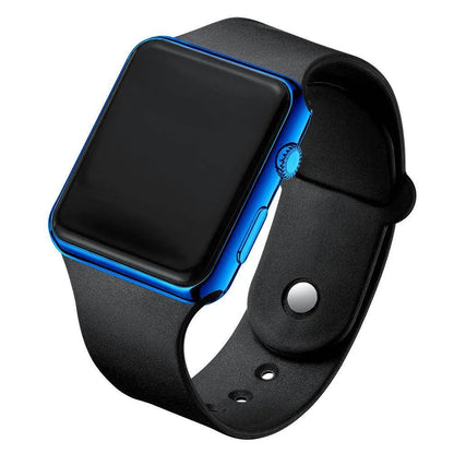 Square Electroplated LED Digital Watch - Anam Online