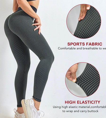 Leggings Women Butt Lifting Workout Tights Plus Size Sports High Waist Yoga Pants Small - Anam Online