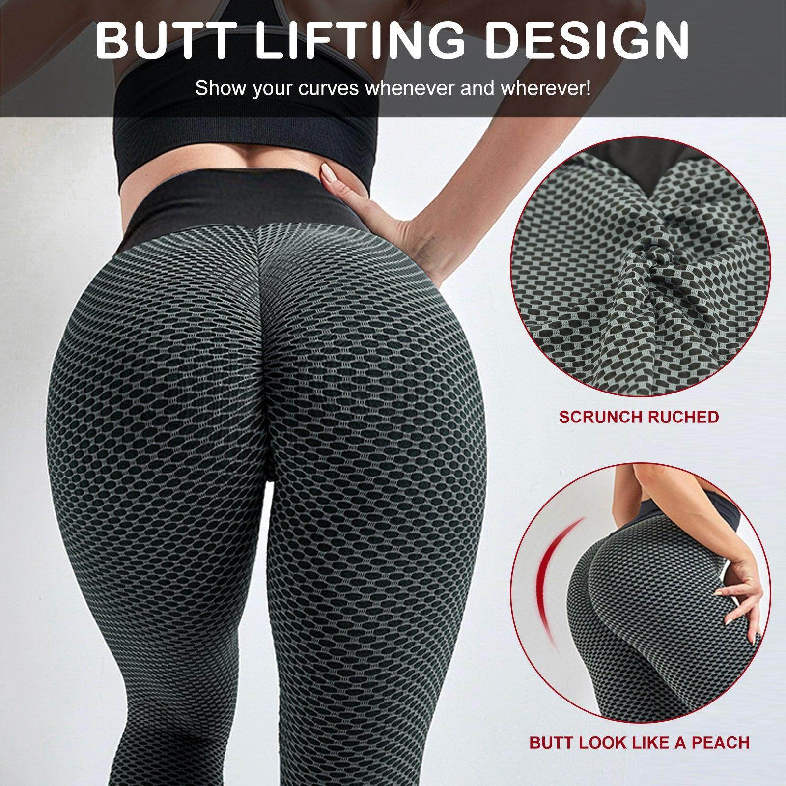 Leggings Women Butt Lifting Workout Tights Plus Size Sports High Waist Yoga Pants Small - Anam Online