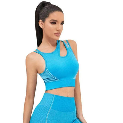 Yoga Fitness Knitted Nylon Quick-drying Breathable Exercise Running Clothes - Anam Online