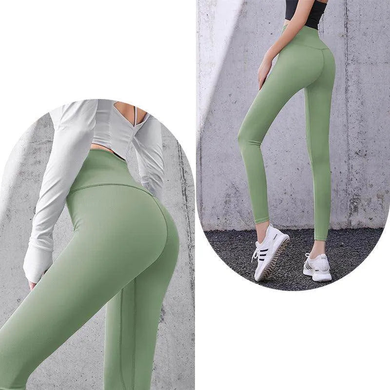Fitness Yoga Pants High Waist Leggings Running Sports - Anam Online