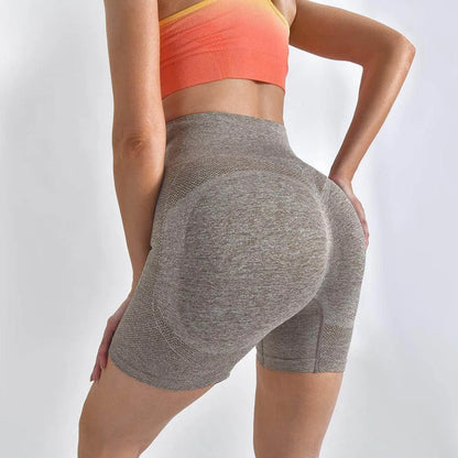 Striped Yoga Shorts High Waist Hip-lifting Tight Pants For Women Running Fitness Sports Leggings - Anam Online