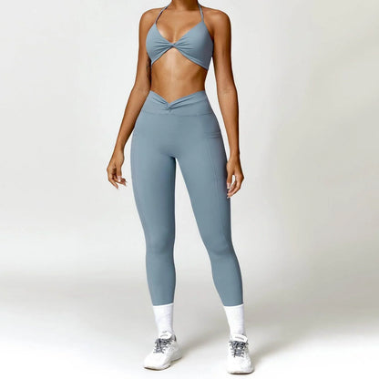 Fashion Camisole Yoga Suit Women Quick-drying Beauty Back Fitness Sports Clothes - Anam Online