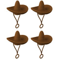 Straw Covers Cap Novelty Sturdy Straw Toppers Reusable Cowboy Hat Shaped - Anam Online