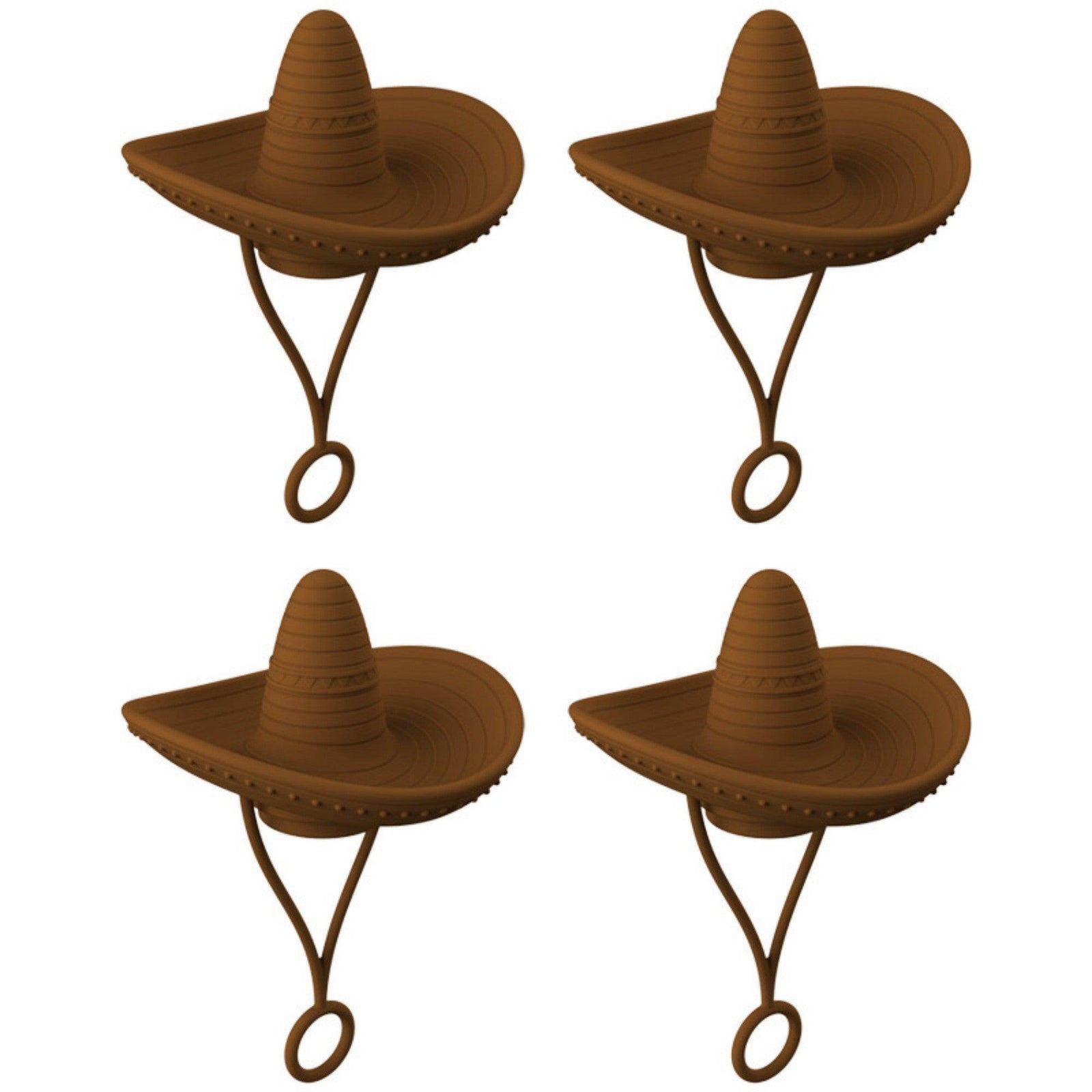Straw Covers Cap Novelty Sturdy Straw Toppers Reusable Cowboy Hat Shaped - Anam Online