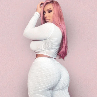 Booty Lifting Anti Cellulite Scrunch Leggings Without Pocket - Anam Online