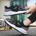 Fashion Breathable Lace Up Mesh Sports Shoes For Men Casual Outdoor Running Walking Shoes - Anam Online