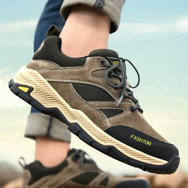 Lace-up Sneakers For Men Casual Breathable Outdoor Hiking Running Sports Shoes - Anam Online