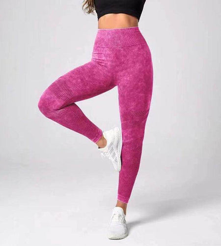Hollow Design Seamless Leggings High Waist Hip Lifting Running Sports Fitness Yoga Pants Fashion Women Clothing - Anam Online