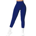 High Waist Seamless Leggings Threaded Knitted Fitness Pants Solid Women's Slimming Sports Yoga Pants Elastic Running Sport Leggings - Anam Online