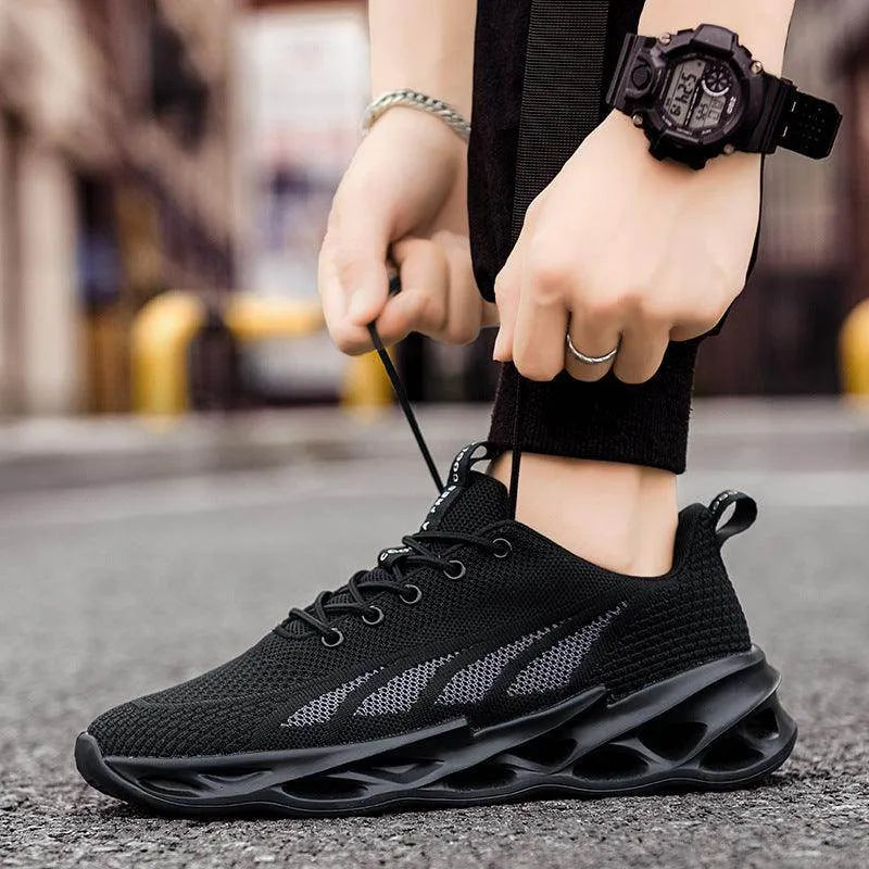 Mens Fashion Breathable Mesh Running Sports Shoes - Anam Online